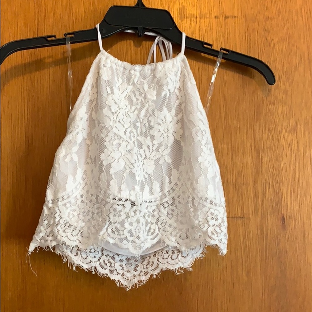 White Croptop
